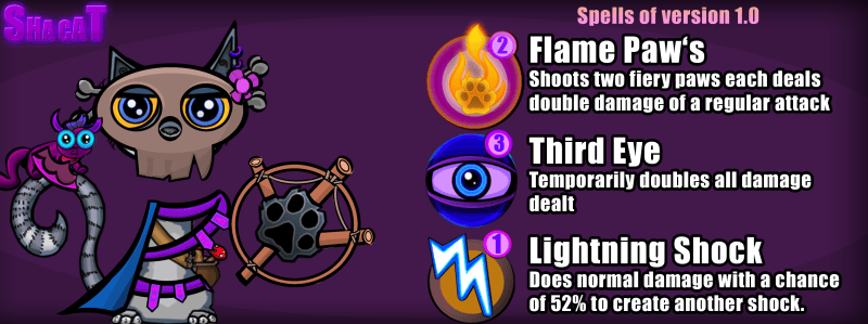 Sha Cat Spells iphone game talents