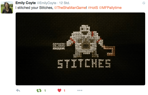 Stitches David Zobrist MFPallytime Emily Coyte